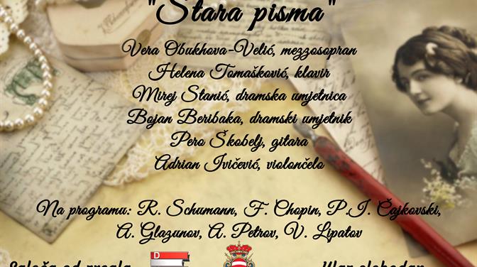 Književno-glazbena večer "Stara pisma"