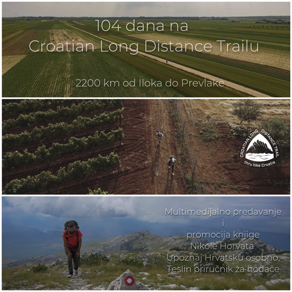 Predavanje Nikole Horvata o 2200 km dugoj pješačkoj turi od Iloka do Prevlake