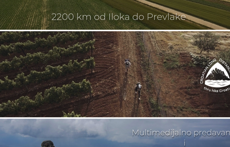 Predavanje Nikole Horvata o 2200 km dugoj pješačkoj turi od Iloka do Prevlake
