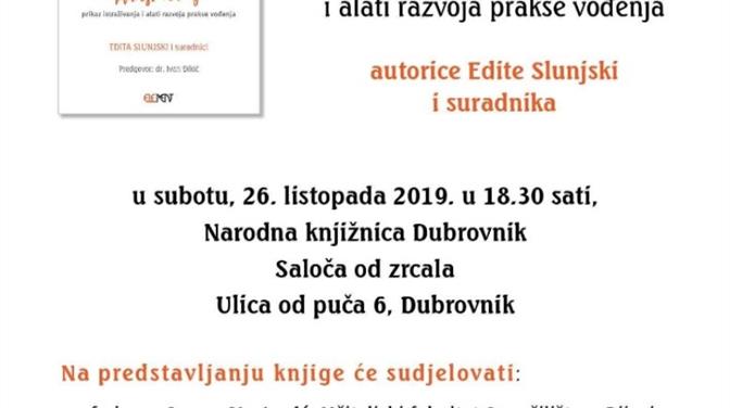 Predstavljanje knjige Edite Slunjski i panel rasprava o mudrosti vođenja