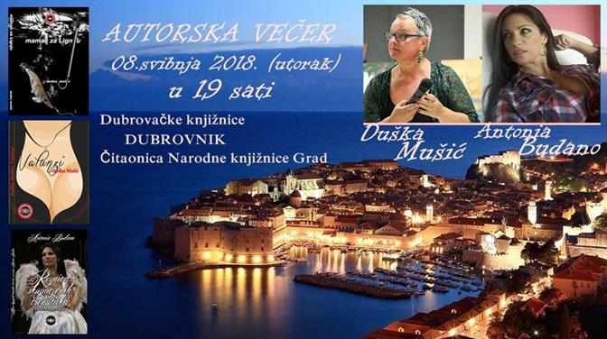 Večer književnica Duške Mušić i Antonije Budano