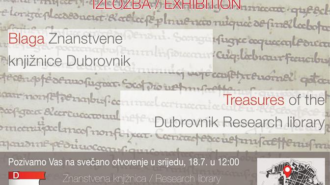 Izložba: Blaga Znanstvene knjižnice