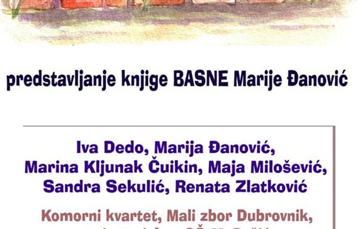 Predstavljanje knjige Marije Đanović "Basne"