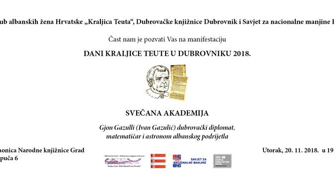 Dani kraljice Teute 2018.
