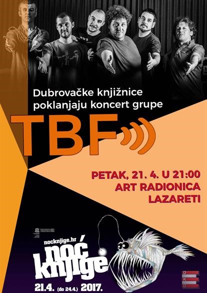 Noć knjige 2017. - TBF / koncert