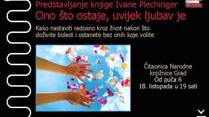Predstavljanje knjige i motivirajuće predavanje Ivane Plechinger