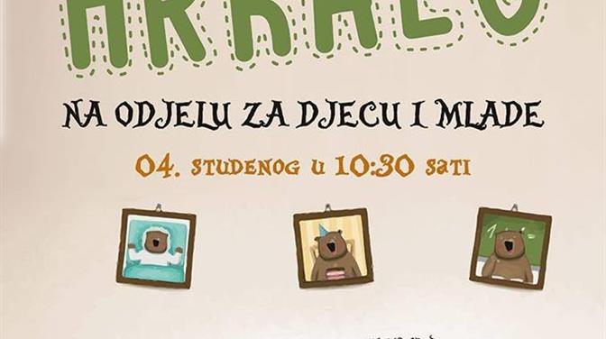 Druženje s književnicom Jelenom Pervan i medvjedićem Hrkalom