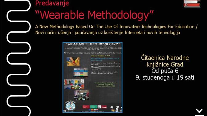 Wearable Methodology - novi načini učenja i i poučavanja