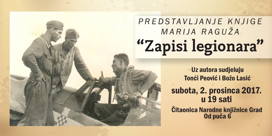 Predstavljanje knjige Zapisi legionara