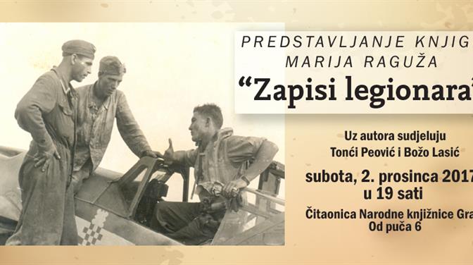 Predstavljanje knjige Zapisi legionara