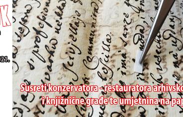Susreti konzervatora-restauratora u organizaciji Znanstvene knjižnice