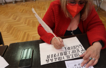 Cjeloživotno obrazovanje: Edukativne radionice glagoljice i izrade ruža/broševa