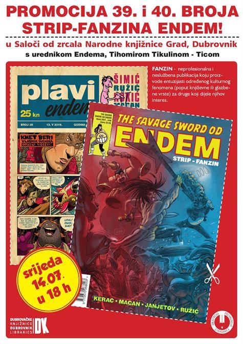 Tihomir Tikulin Tico: predstavljanje stripa/fanzina ''Endem''