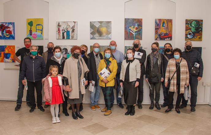 USUSRET BLAGDANIMA Dubrovačka udruga likovnih umjetnika otvorila izložbu ''Za stolom''