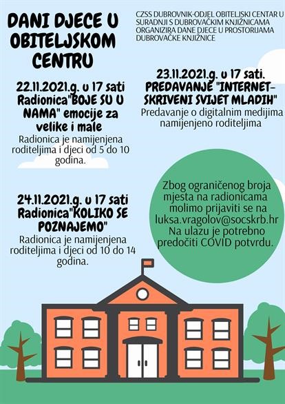 Manifestacija ''Dani djece u Obiteljskom centru'' u Saloči od zrcala