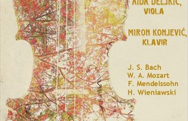 KONCERT U SALOČI Aida Deljkić (viola) & Miron Konjević (klavir)