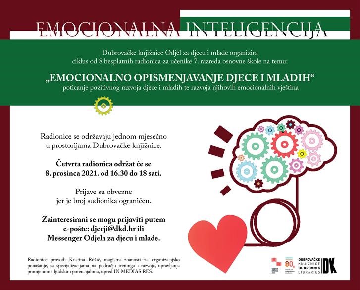 RADIONICE ZA SEDMAŠE: Emocionalno opismenjavanje djece i mladih