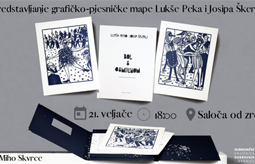 Predstavljanje grafičko-pjesničke mape Lukše Peka i Josipa Škerlja