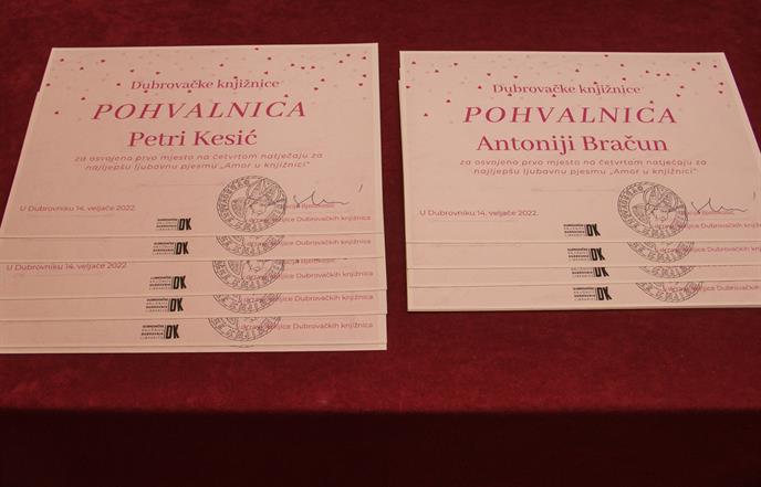 Proglašeni pobjednici Amora u knjižnici