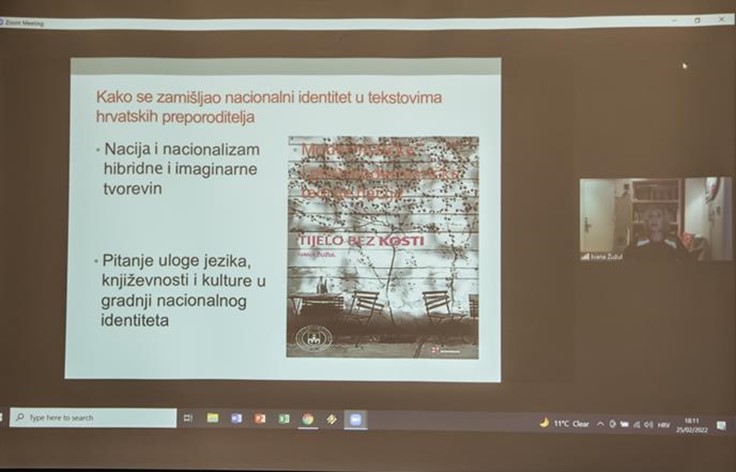 Ivana Žužul održala online predavanje u okviru Mjeseca hrvatskoga jezika