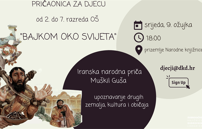 "Bajkom oko svijeta" pričaonice za osnovnoškolce