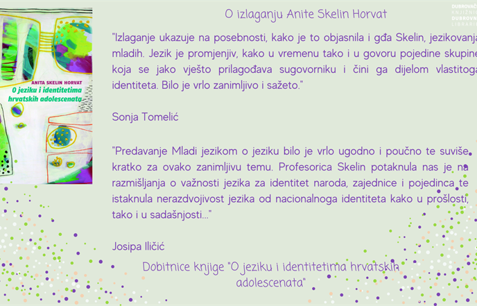 Sonja Tomelić i Josipa Iličić osvojile knjigu "O jeziku i identitetima hrvatskih adolescenata"