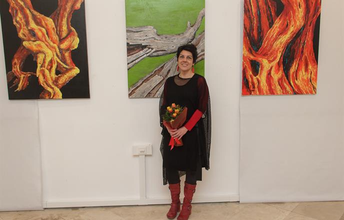 Otvorena prva samostalna izložba Marijane Hure "Tragovi"