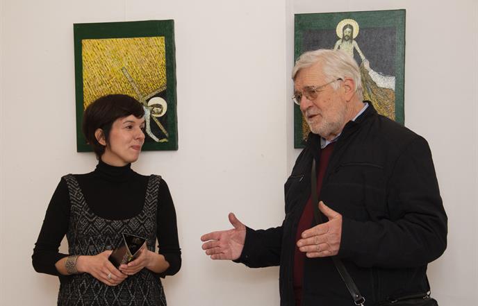 Otvorena izložba križnog puta Miše Baričevića