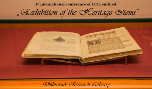 1st International Conference of Dubrovnik Research Library