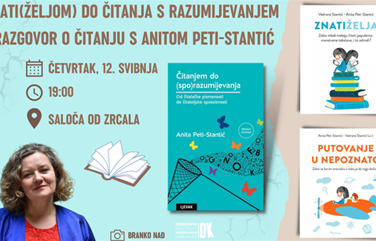 Znati(željom) do čitanja s razumijevanjem: razgovor o čitanju s Anitom Peti-Stantić