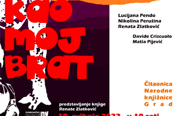 Predstavljanje knjige "Kao moj brat" Renate Zlatković