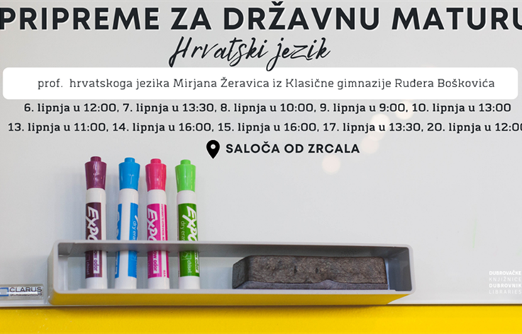 Besplatne pripreme za državnu maturu iz Hrvatskoga jezika