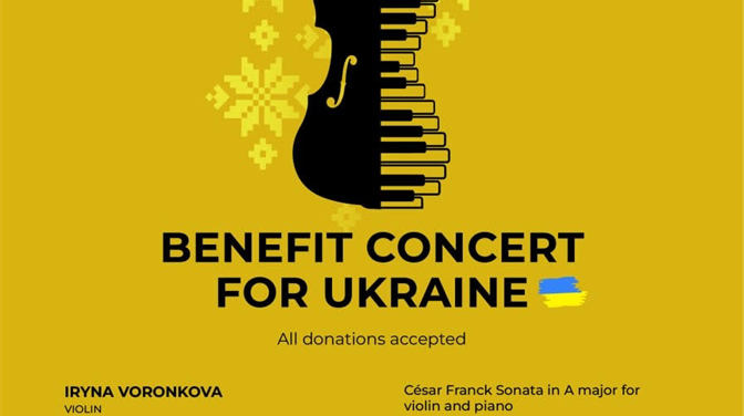 Donacijski koncert ukrajinskih glazbenica u Saloči od zrcala