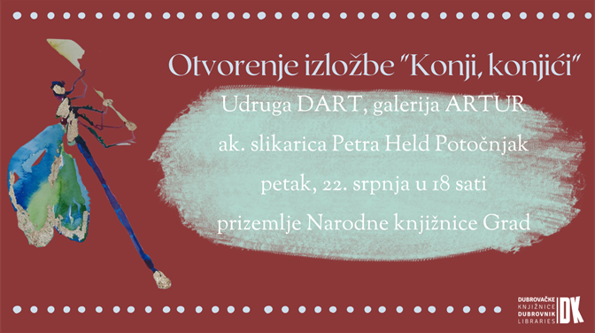 Otvorenje samostalne izložbe "Konji, konjići" Petre Held Potočnjak