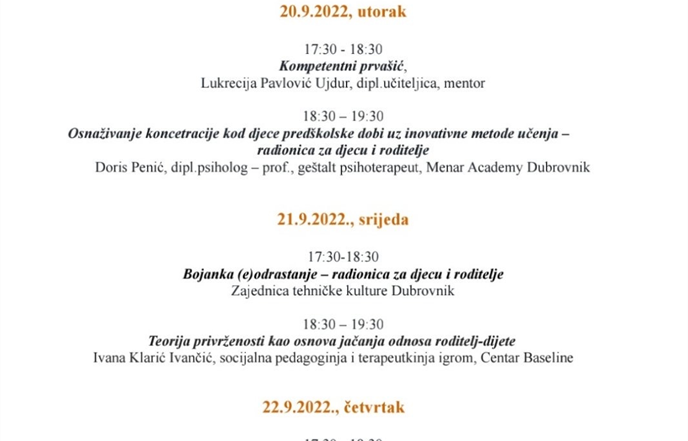 Udruga odgajatelja "Verižice" organizira Tjedan podrške odgojno-obrazovnim djelatnicima, roditeljima i djeci