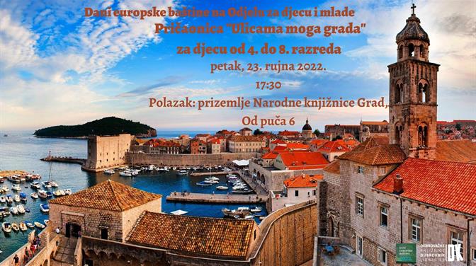 Kreće pričaonica "Ulicama moga grada" za djecu od 4. do 8. razreda