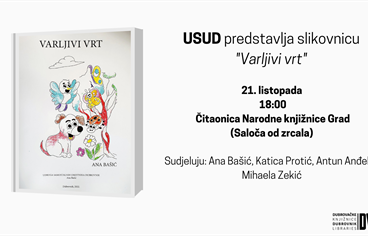 USUD predstavlja slikovnicu "Varljivi vrt" u Saloči od zrcala