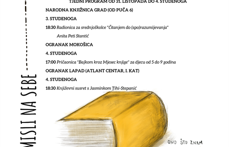 3. tjedan Mjeseca hrvatske knjige s Anitom Peti-Stantić i Jasminkom Tihi-Stepanić