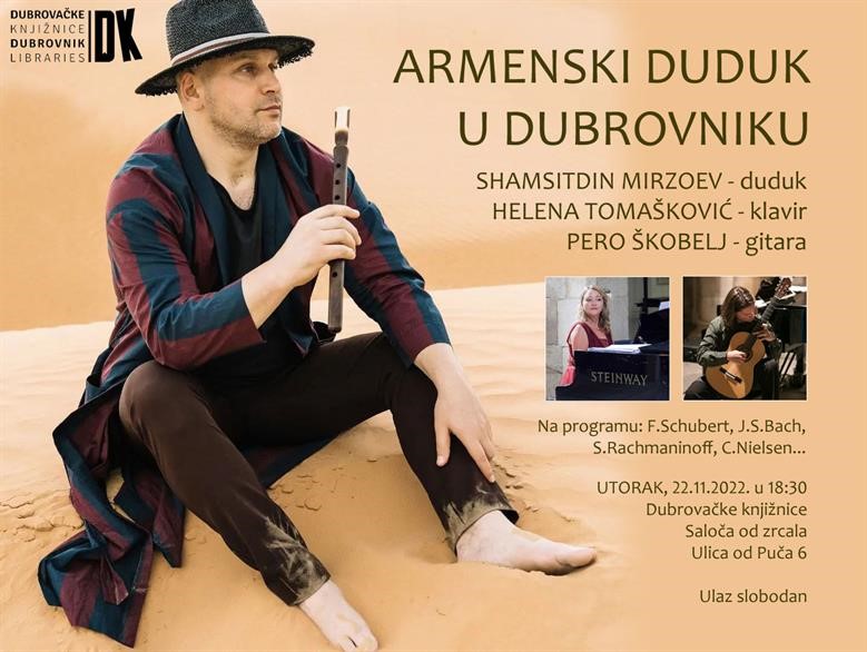 Koncert armenskog duduka u Saloči od zrcala