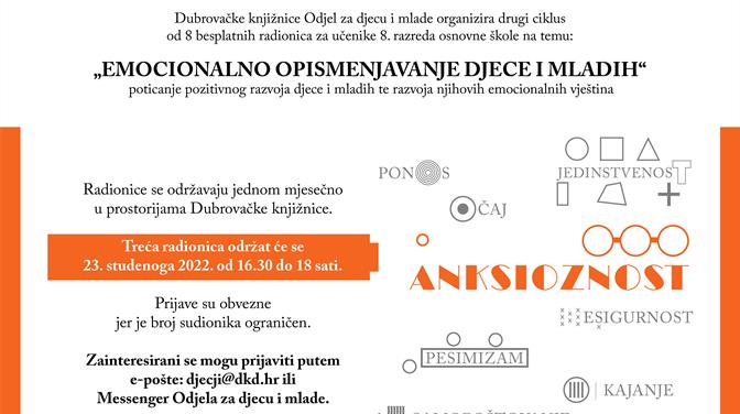Treća radionica Emocionalnog opismenjavanja djece i mladih
