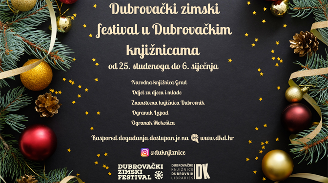 Dubrovački zimski festival u Dubrovačkim knjižnicama