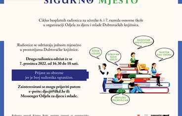 Druga radionica "Sigurno mjesto" za učenike 6. i 7. razreda OŠ