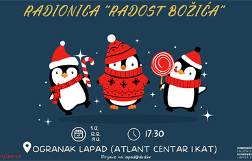 Radionica "Radost Božića" u Ogranku Lapad
