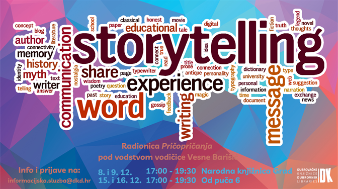 Radionica Pričopričanja pod vodstvom Vesne Barišić