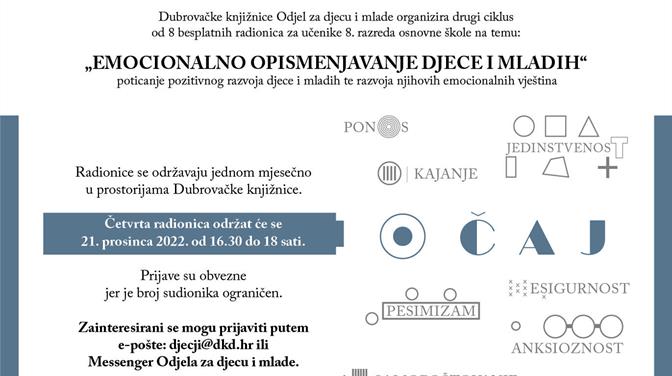 Četvrta radionica "Emocionalno opismenjavanje djece i mladih"