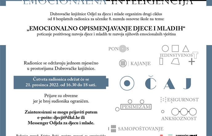 Četvrta radionica "Emocionalno opismenjavanje djece i mladih"