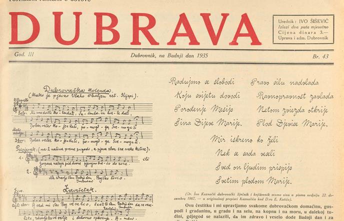 Novine „Dubrava“/„Hrvatska Dubrava“ (1933.-1941.) dostupne na ZDUR-u