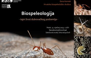 Predavanje Dore Kermek na temu "Biospeleologija: tajni život dubrovačkog podzemlja"