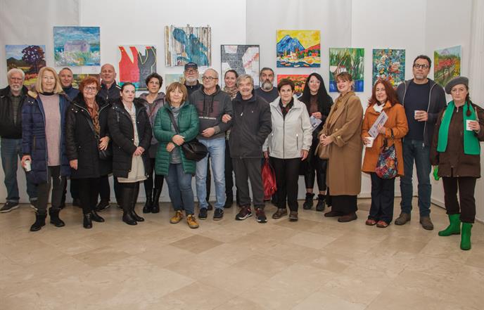 Otvorena izložba "Likovni razgovori" Dubrovačke udruge likovnih umjetnika