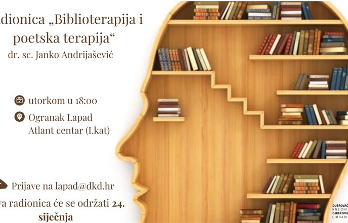 Počinje ciklus radionica "Biblioterapija i poetska terapija"
